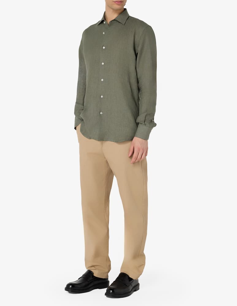 rinascente Sartoria Italiana Linen long-sleeve shirt