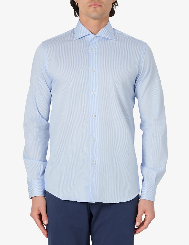Sartoria Italiana Camicia twill no stiro - immagine 1 Sartoria Italiana Camicia twill no stiro - immagine 1