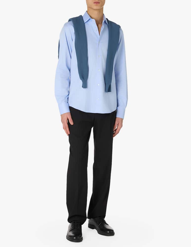 Sartoria Italiana Classic slim twill shirt - picture 2