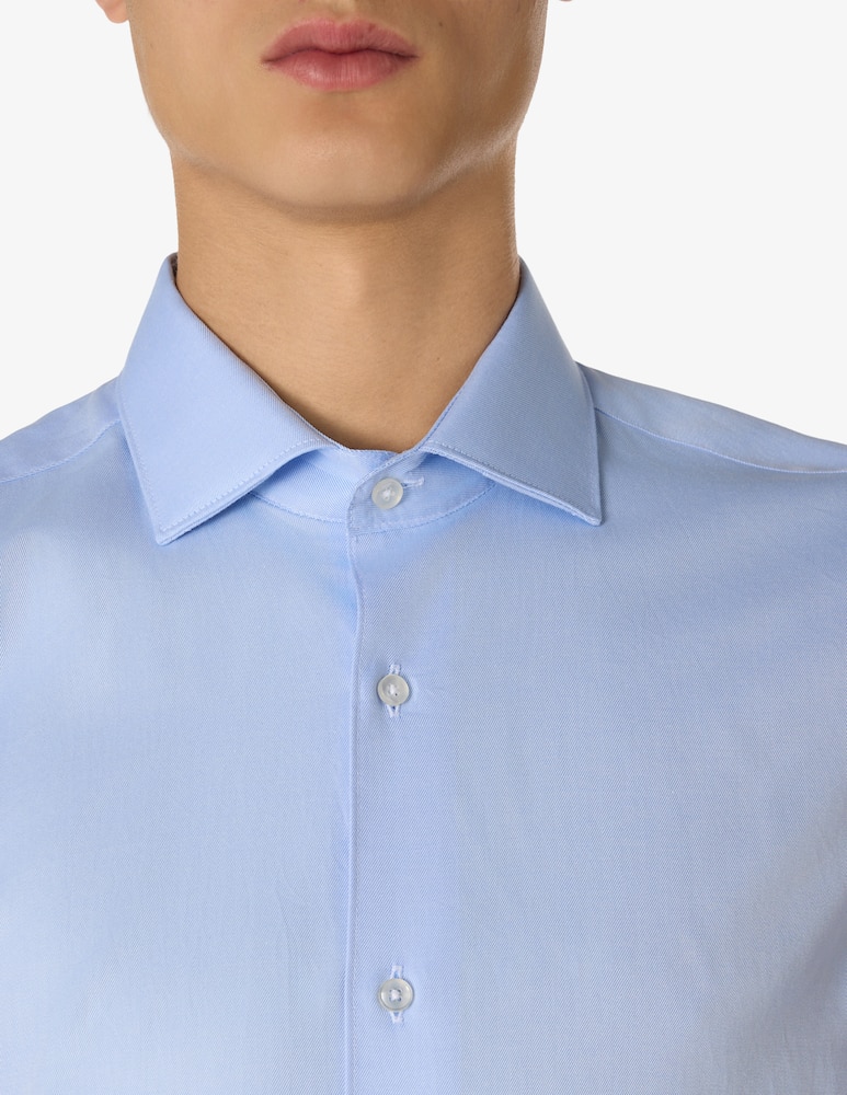 rinascente Sartoria Italiana Classic slim twill shirt