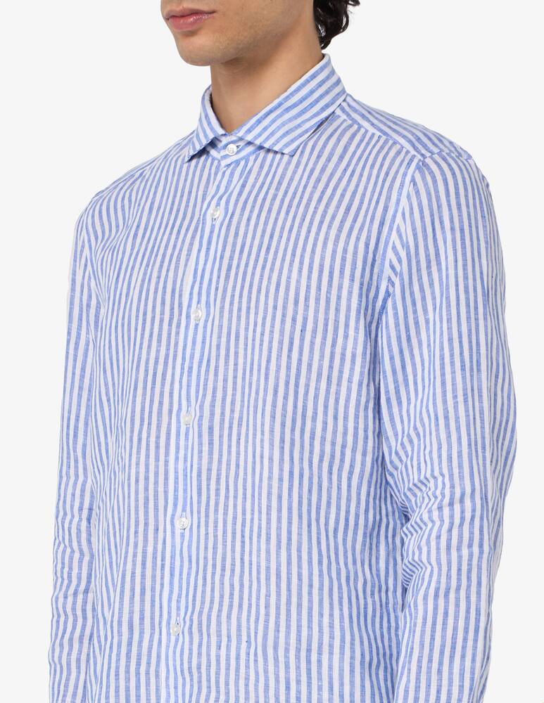 Sartoria Italiana Camicia slim in lino - immagine 4 Sartoria Italiana Camicia slim in lino - immagine 4