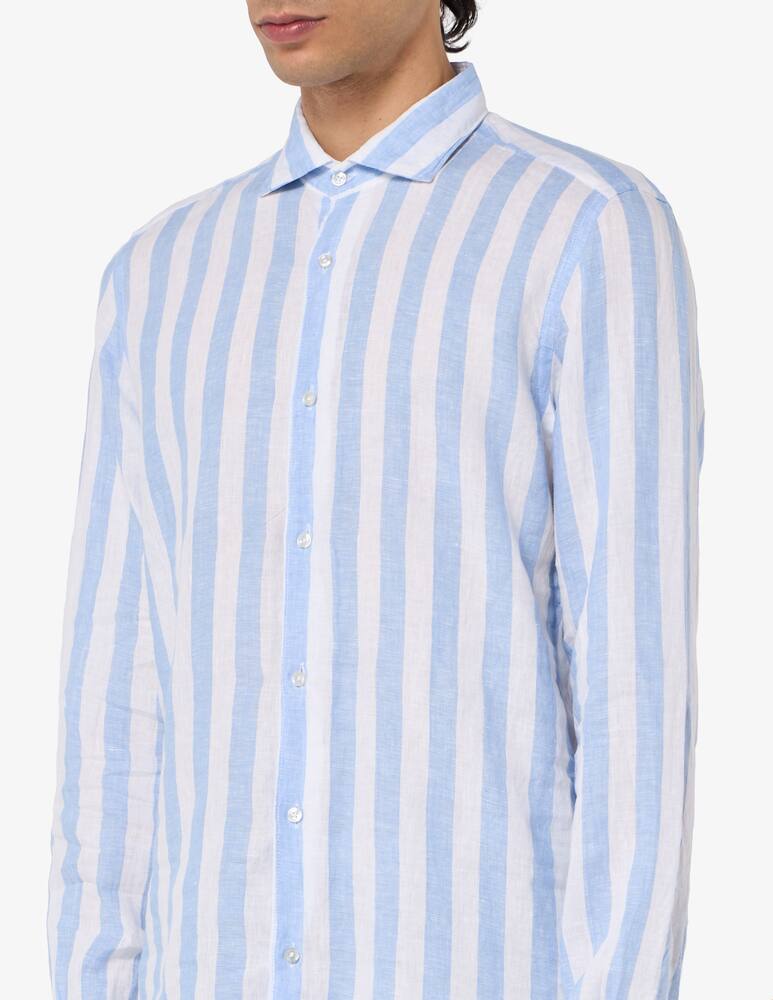 rinascente Sartoria Italiana Striped linen shirt