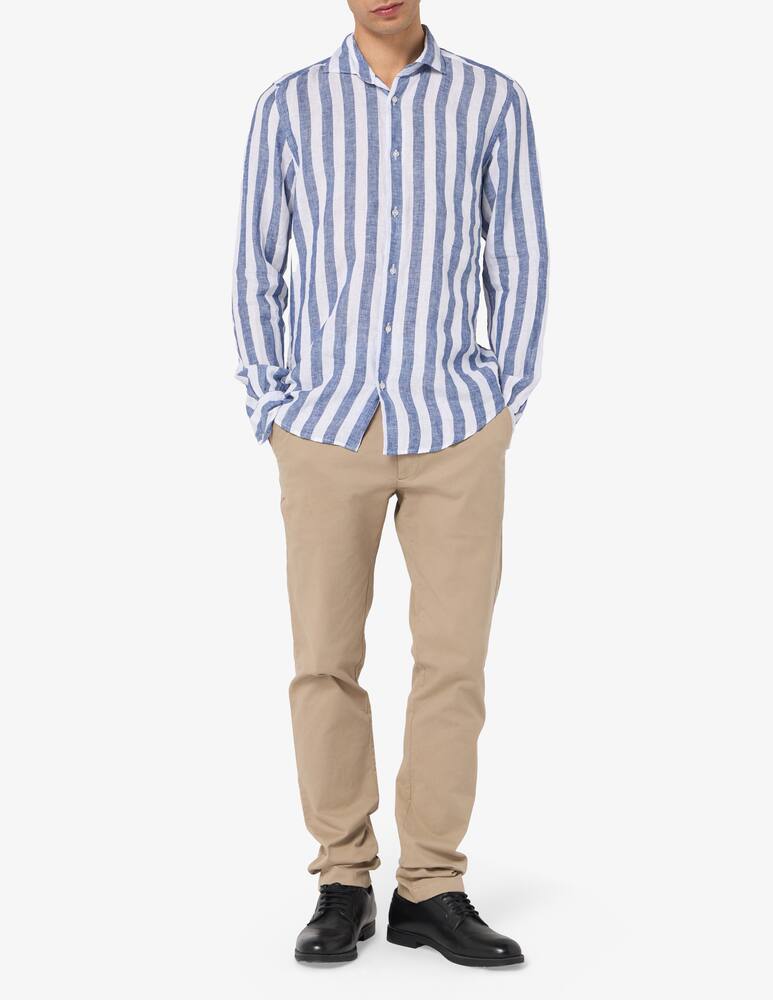 rinascente Sartoria Italiana Striped linen shirt