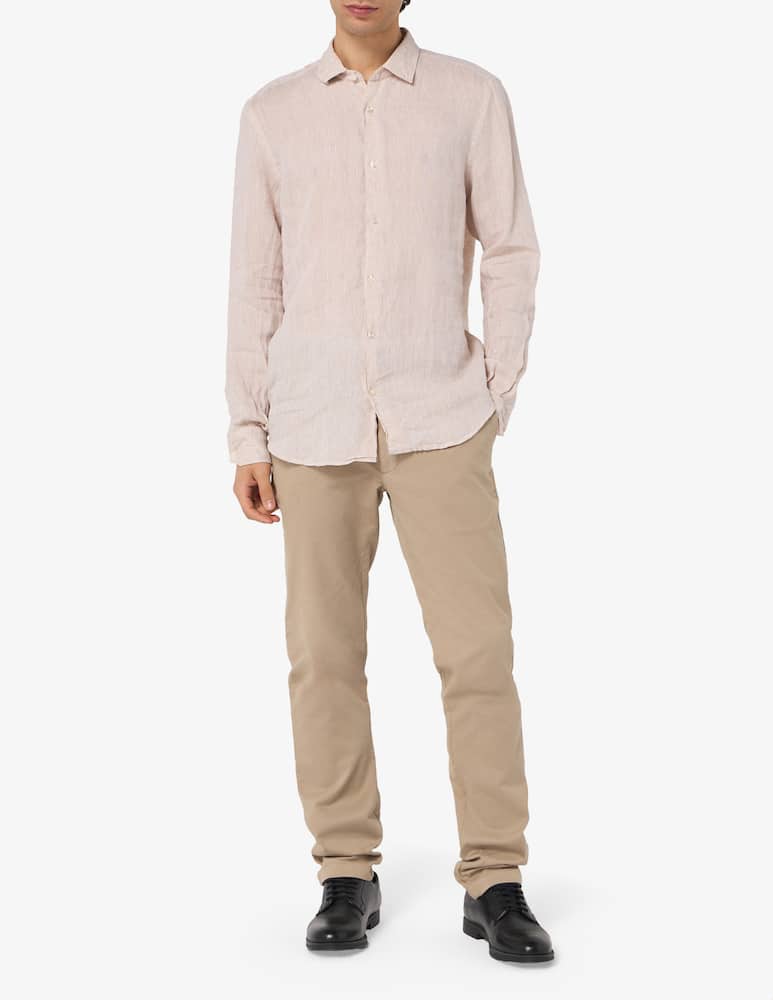 Sartoria Italiana Camicia lino modern fit lavata - immagine 2