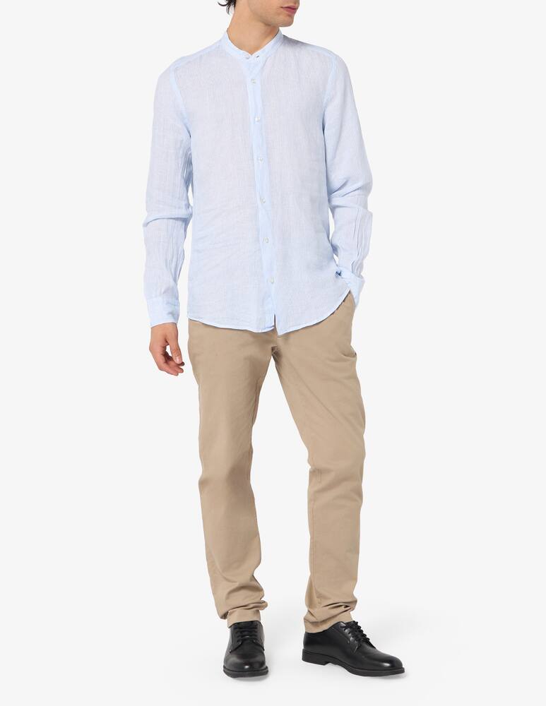 rinascente Sartoria Italiana Guru linen slim shirt