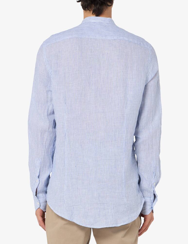 rinascente Sartoria Italiana Striped linen slim shirt