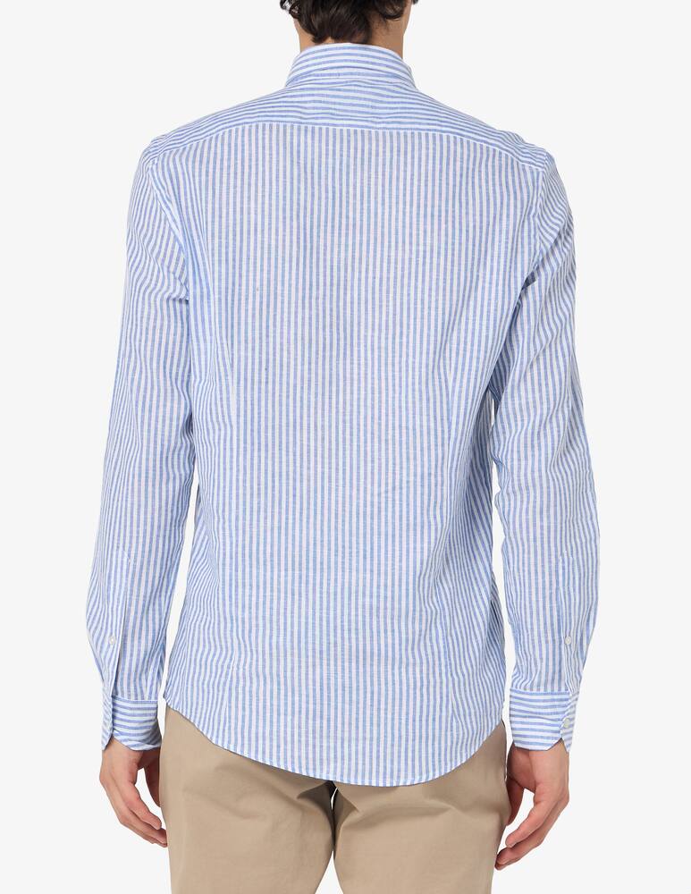 rinascente Sartoria Italiana Linen stripe shirt