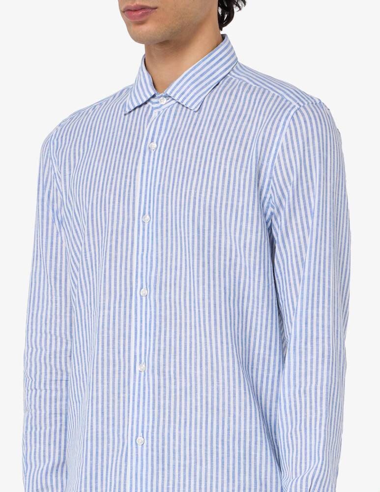 rinascente Sartoria Italiana Linen stripe shirt