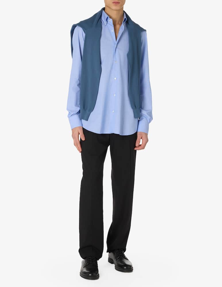 Sartoria Italiana Classic fil-a-fil shirt - picture 2 Sartoria Italiana Classic fil-a-fil shirt - picture 2