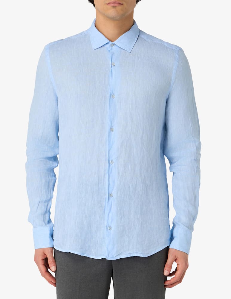 rinascente Sartoria Italiana Linen modern shirt