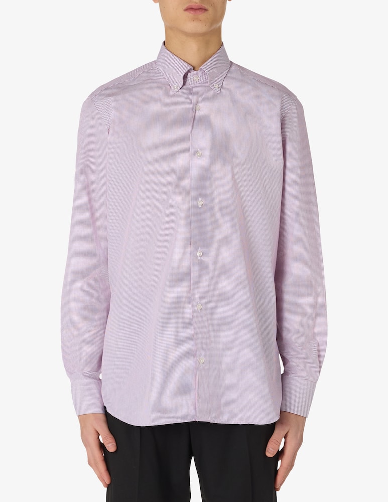 Sartoria Italiana Micro check classic shirt - picture 1 Sartoria Italiana Micro check classic shirt - picture 1