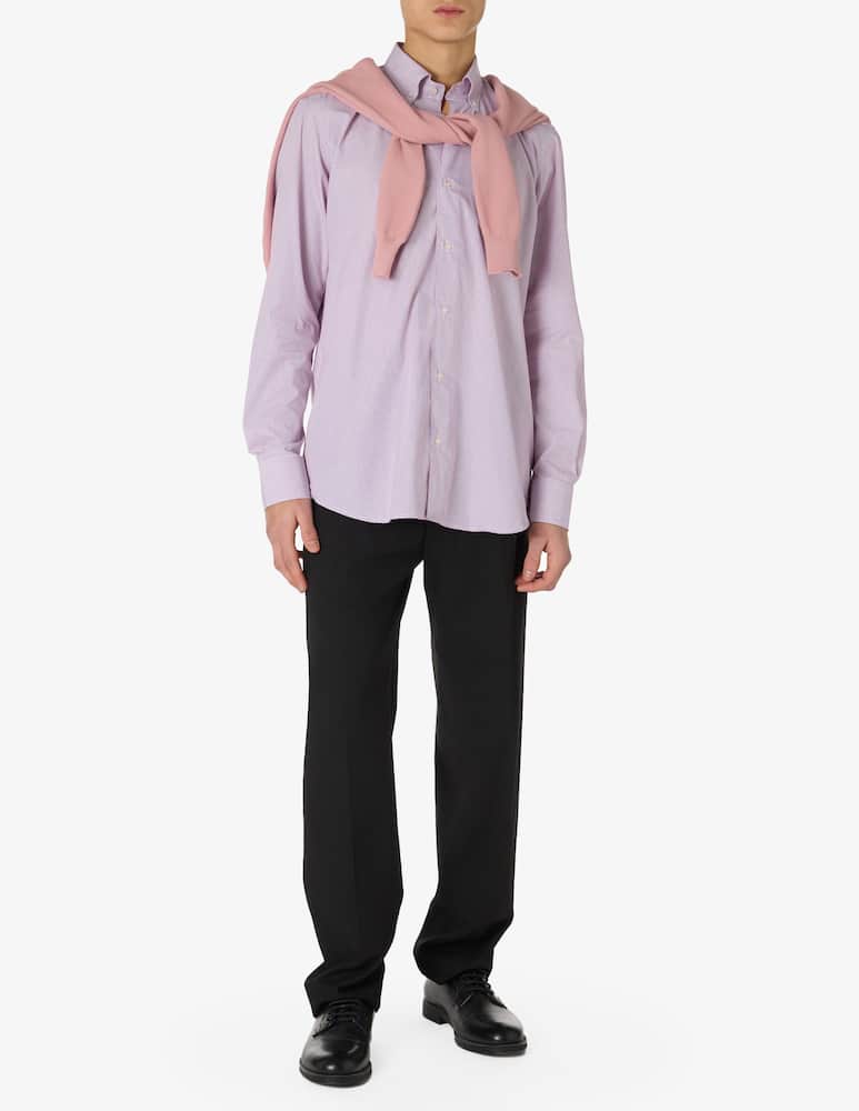 rinascente Sartoria Italiana Micro check classic shirt