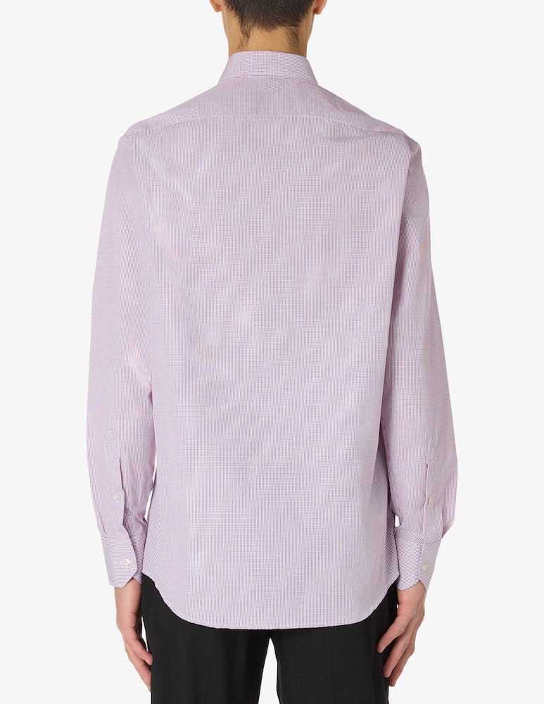 Sartoria Italiana Micro check classic shirt - picture 3 Sartoria Italiana Micro check classic shirt - picture 3