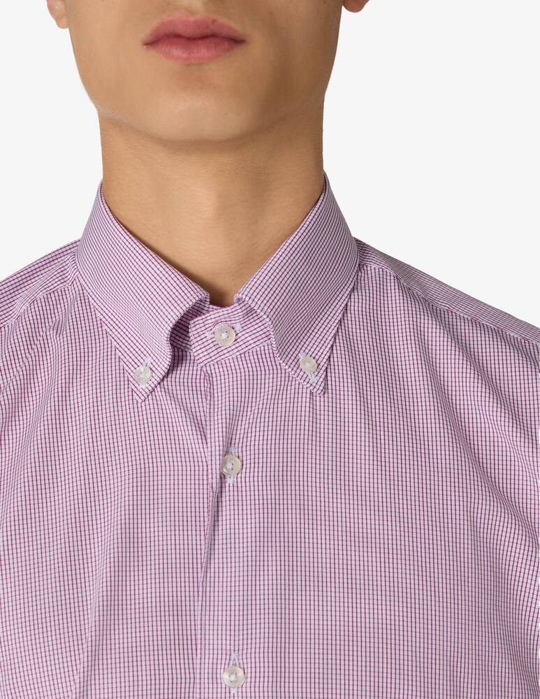 rinascente Sartoria Italiana Micro check classic shirt