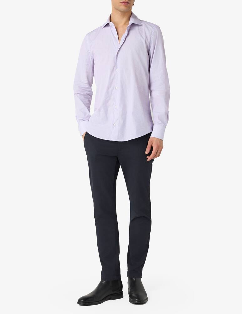 rinascente Sartoria Italiana Poplin slim stripe shirt