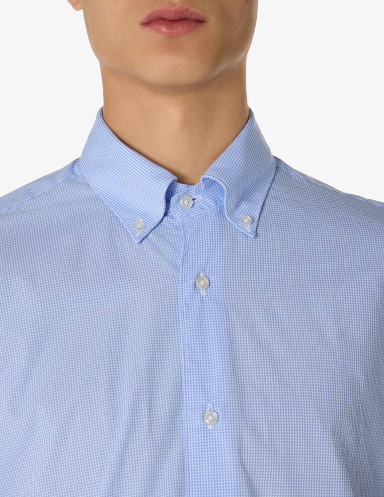 rinascente Sartoria Italiana Micro check shirt