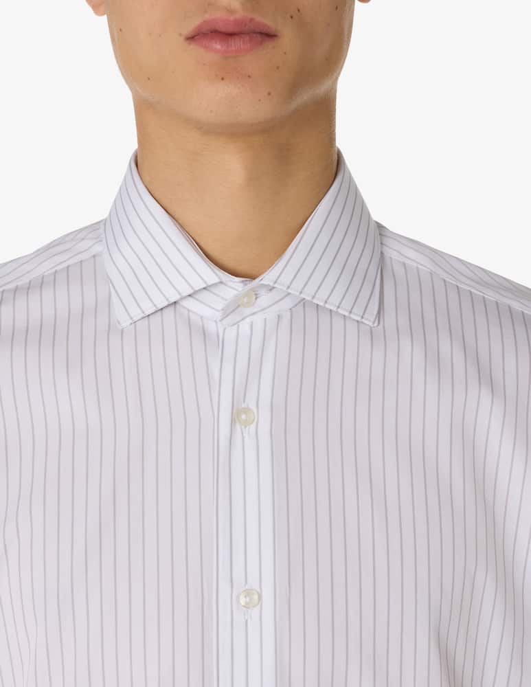 rinascente Sartoria Italiana Striped slim fit shirt