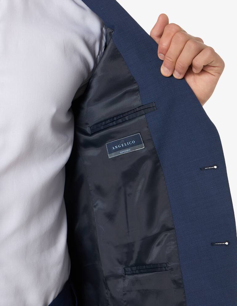 rinascente Sartoria Italiana Drop 6 micro houndstooth wool dress