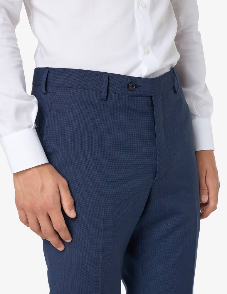 rinascente Sartoria Italiana Drop 6 micro houndstooth wool dress