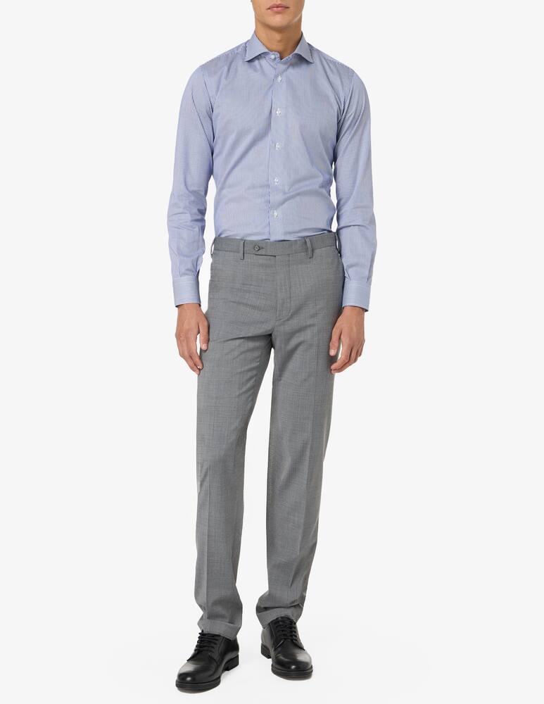 Sartoria Italiana Pantalone no pence in lana stretch Drop 6 - immagine 2 Sartoria Italiana Pantalone no pence in lana stretch Drop 6 - immagine 2