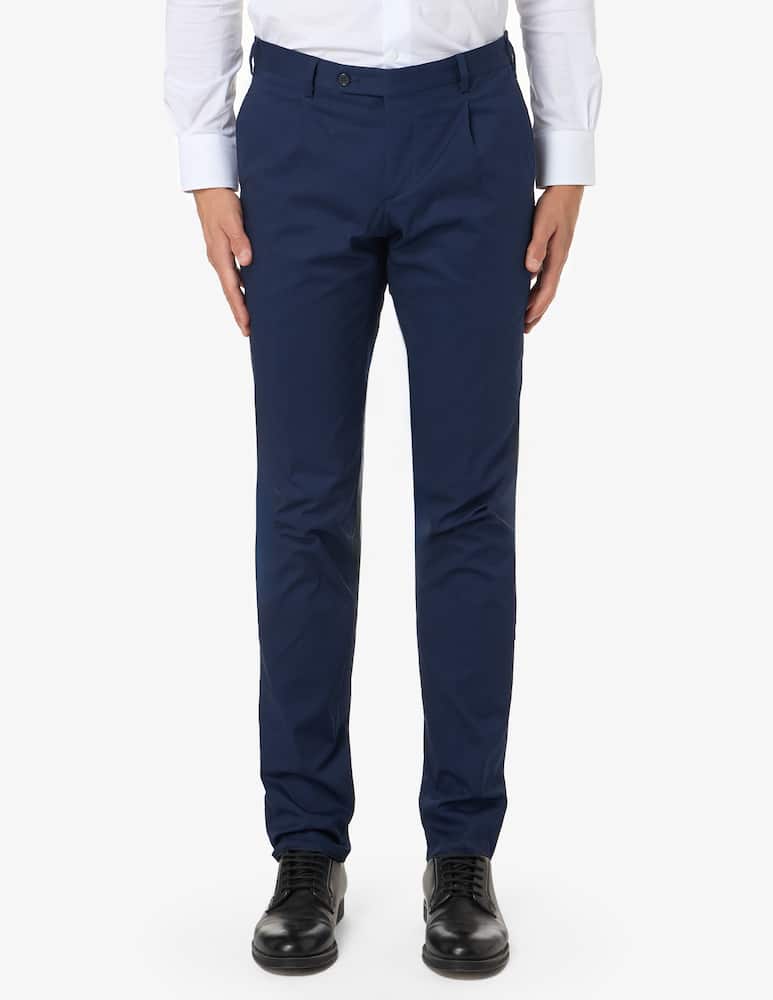 Sartoria Italiana Drop 7 mix & match one pence stretch cotton trousers - picture 1 Sartoria Italiana Drop 7 mix & match one pence stretch cotton trousers - picture 1