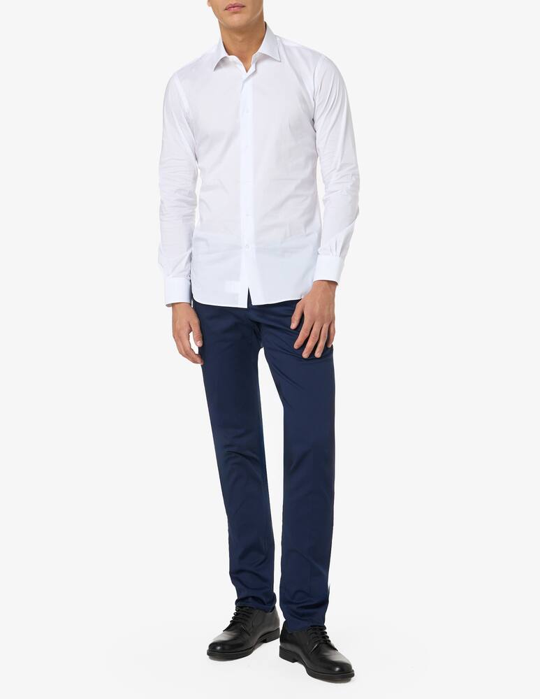 rinascente Sartoria Italiana Drop 7 mix & match one pence stretch cotton trousers