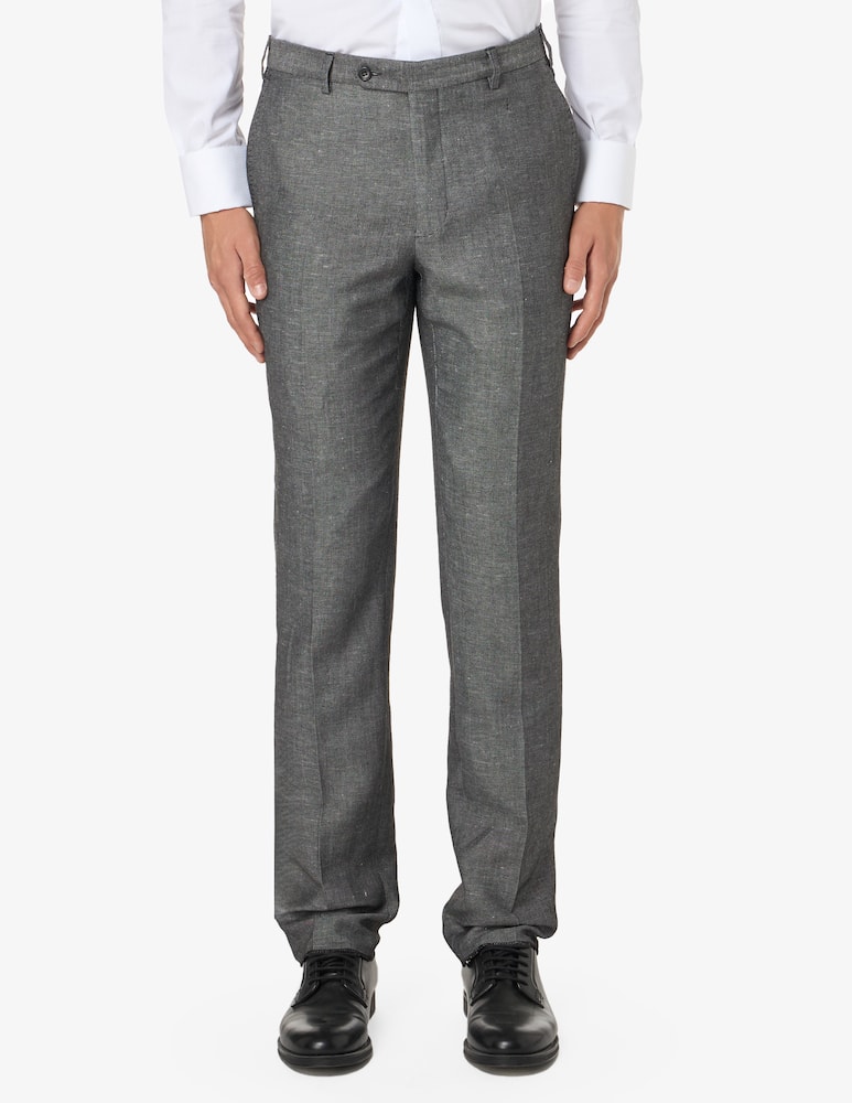 Sartoria Italiana Pantalone no pence chambray Drop 6 - immagine 1 Sartoria Italiana Pantalone no pence chambray Drop 6 - immagine 1