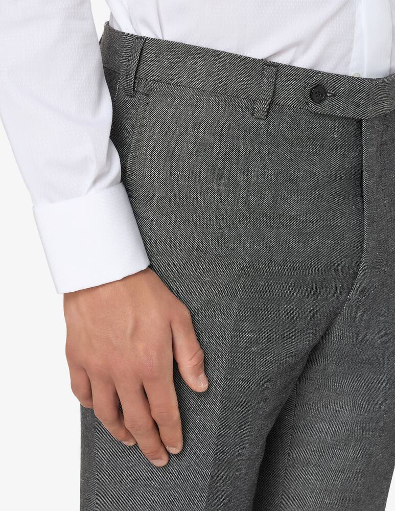 Sartoria Italiana Pantalone no pence chambray Drop 6 - immagine 4 Sartoria Italiana Pantalone no pence chambray Drop 6 - immagine 4