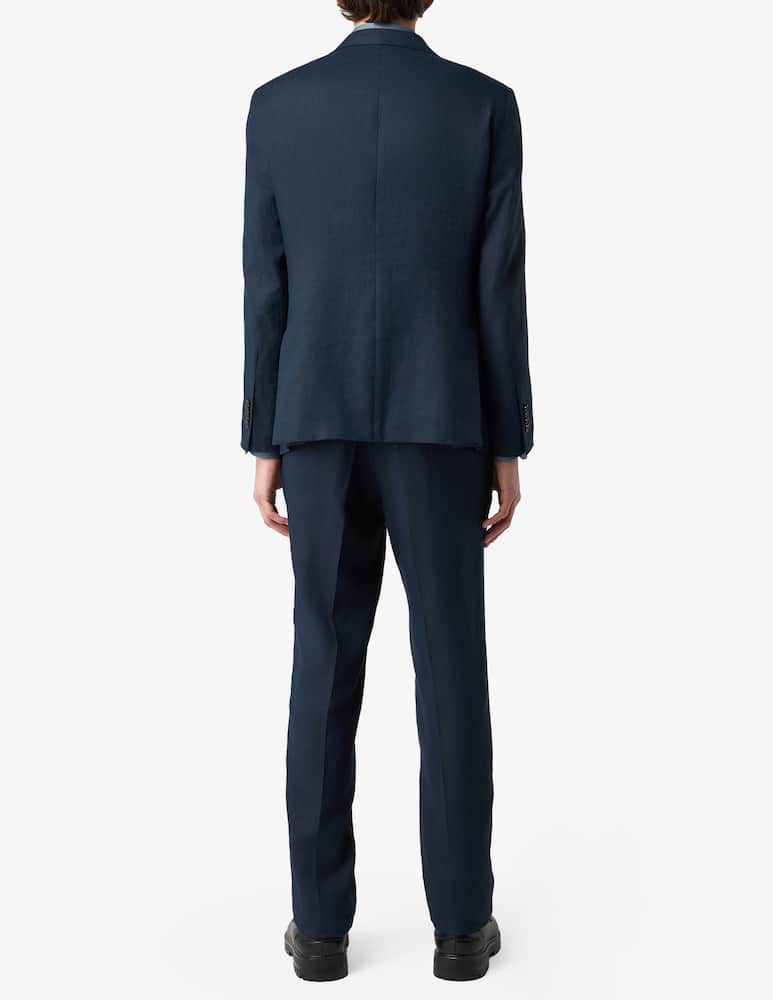 Sartoria Italiana Abito di puro lino Drop 6 - immagine 3