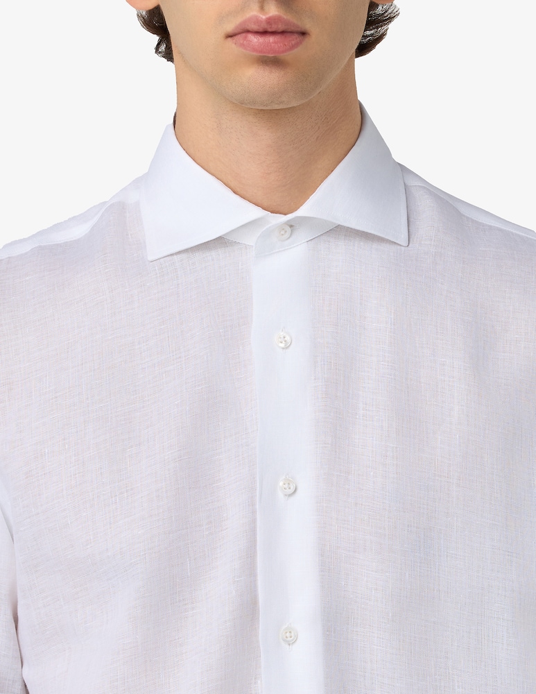 Delsiena Camicia lino maniche lunghe - immagine 4 Delsiena Camicia lino maniche lunghe - immagine 4