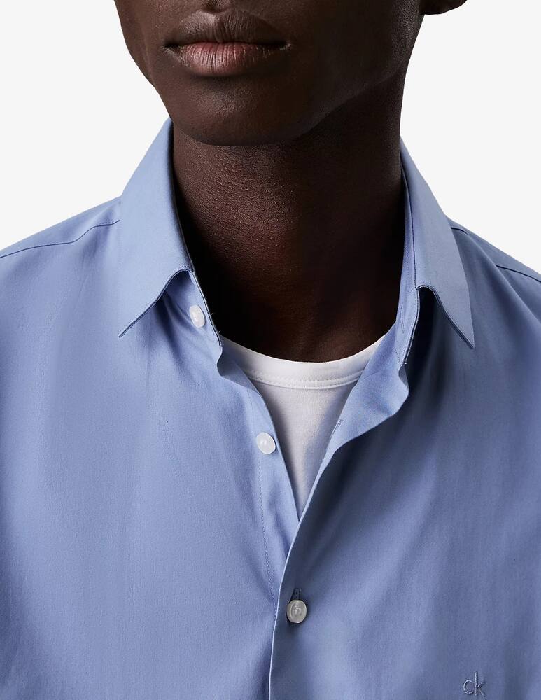 rinascente Calvin Klein Poplin stretch slim shirt
