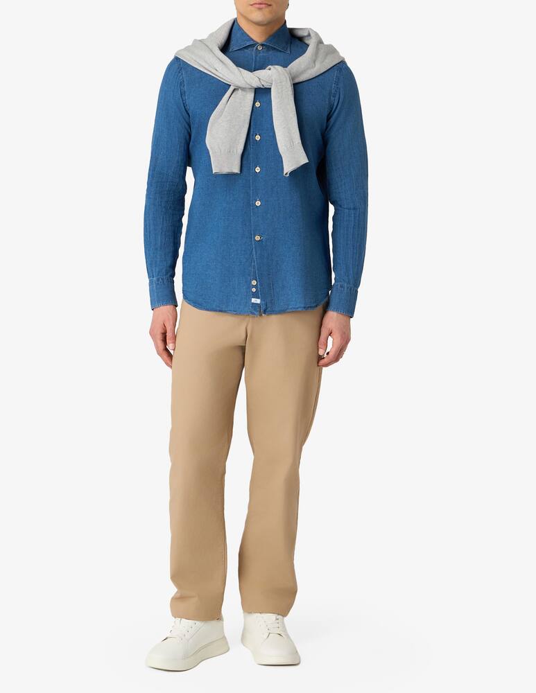 rinascente Alessandro Gherardi Linen-cotton denim shirt