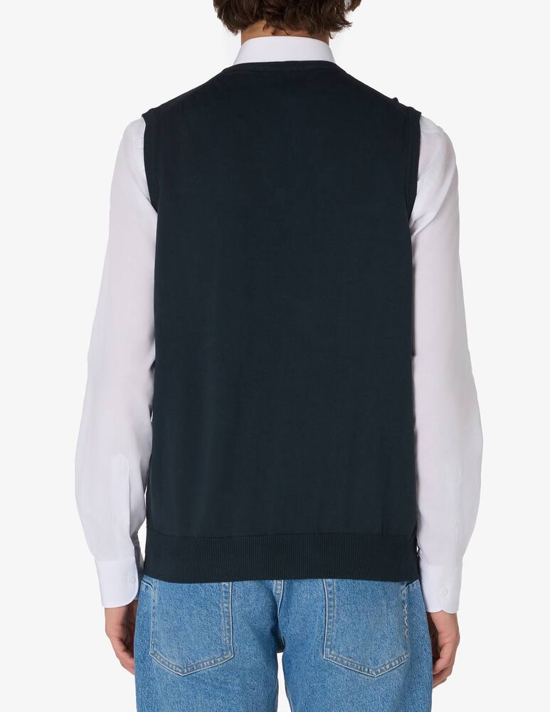 rinascente Rinascente Collection Gilet scollo a v in cotone F14