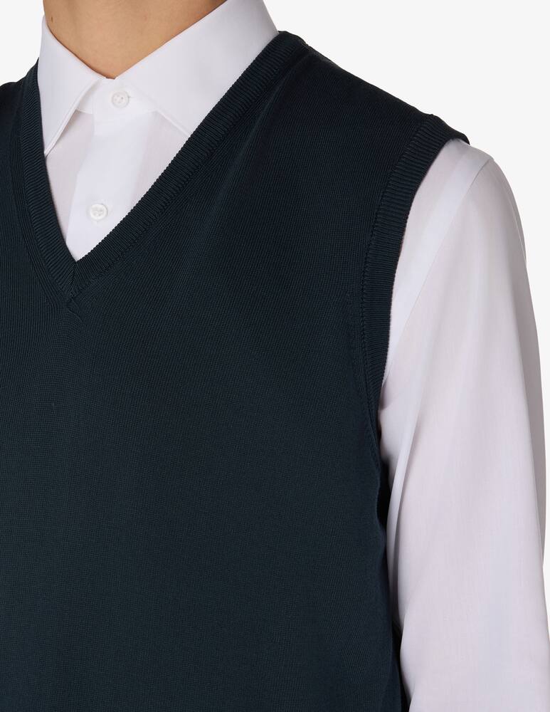 rinascente Rinascente Collection Gilet scollo a v in cotone F14