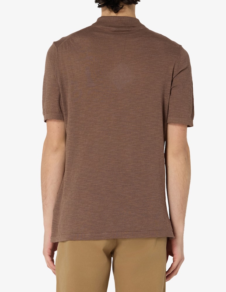 rinascente Rinascente Collection Polo linen-cotton blend