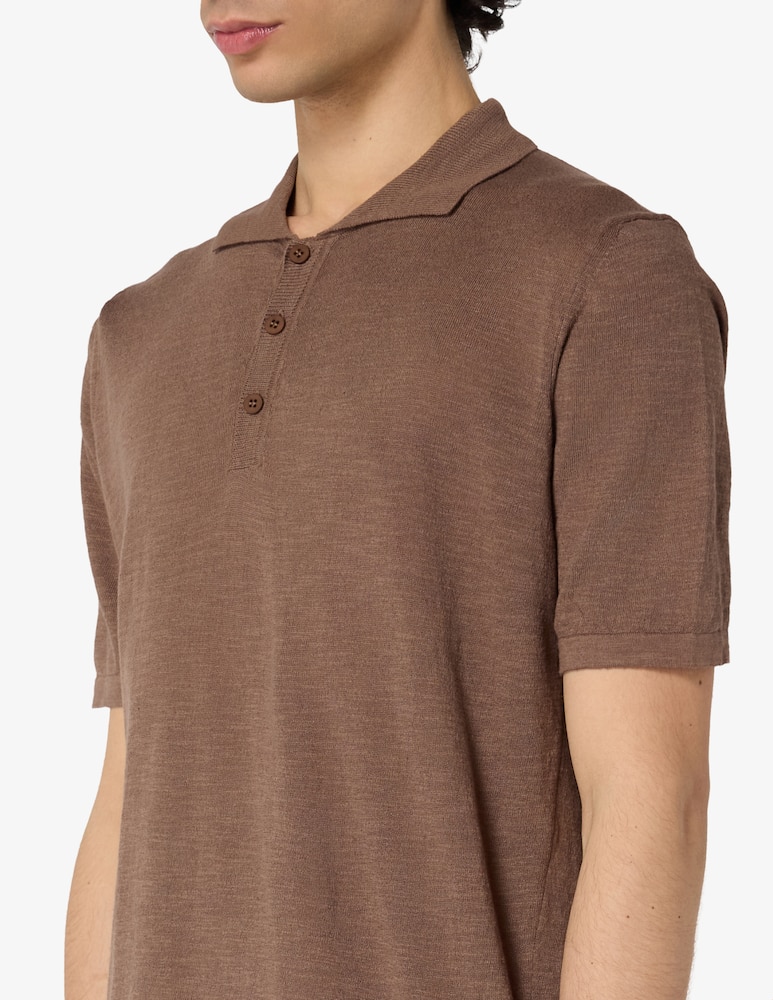 rinascente Rinascente Collection Polo linen-cotton blend