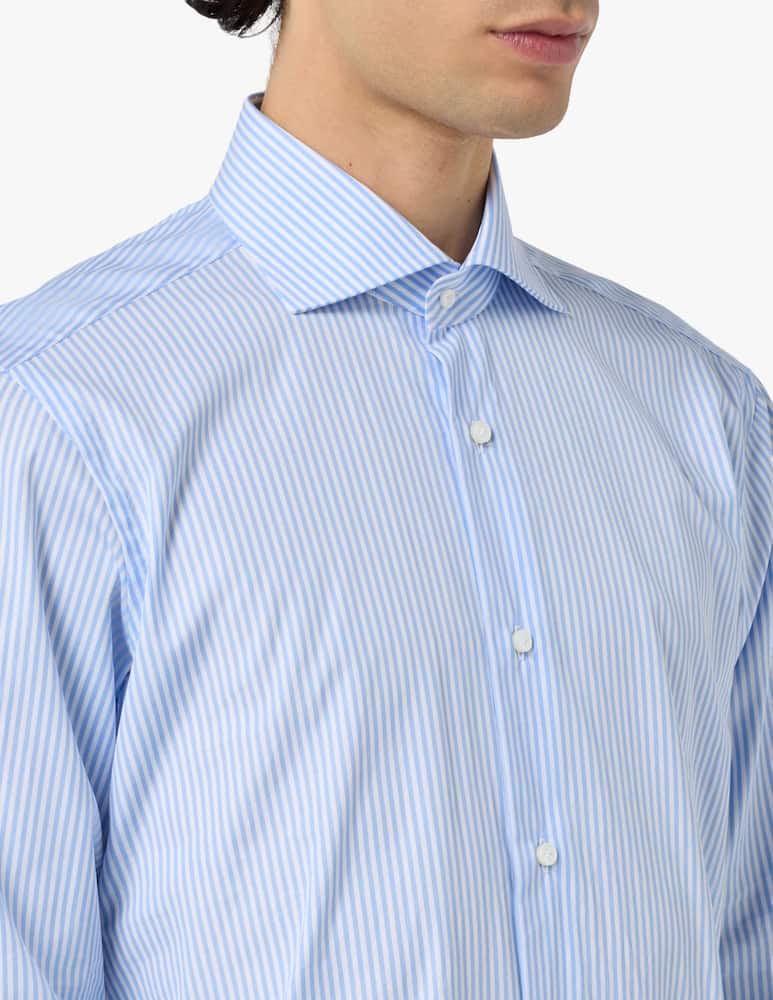 Barba Napoli Poplin striped shirt - picture 4 Barba Napoli Poplin striped shirt - picture 4