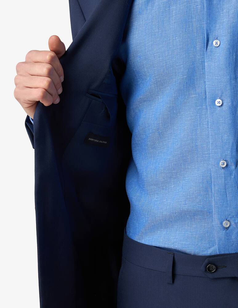 rinascente Sartoria Italiana Drop 7 wool canvas dress