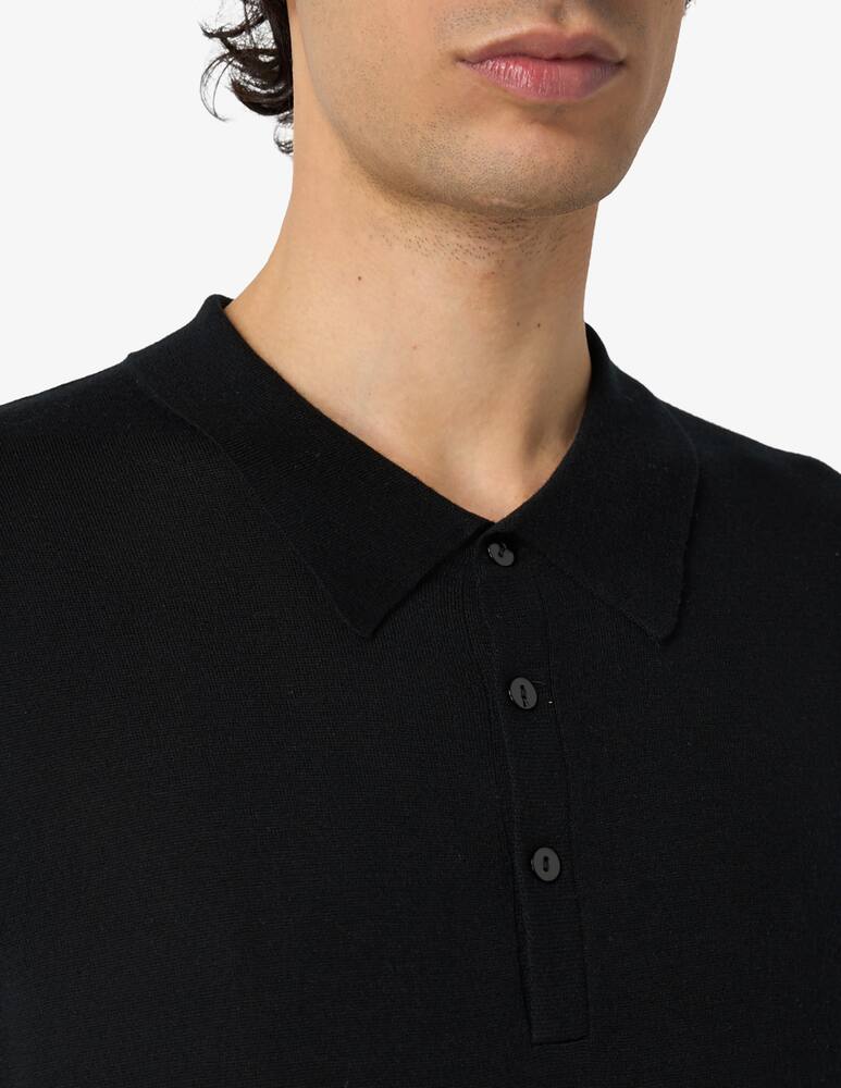 rinascente Rinascente Collection F16 silk, cotton and cashmere polo shirt