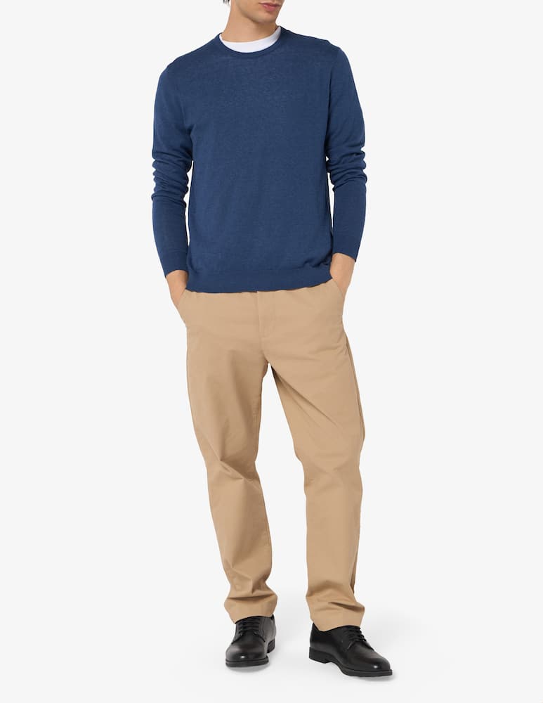 rinascente Rinascente Collection Crewneck cotton-linen jumper