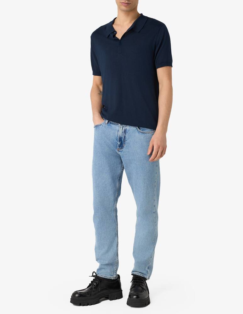 rinascente Rinascente Collection F16 silk, cotton and cashmere polo shirt