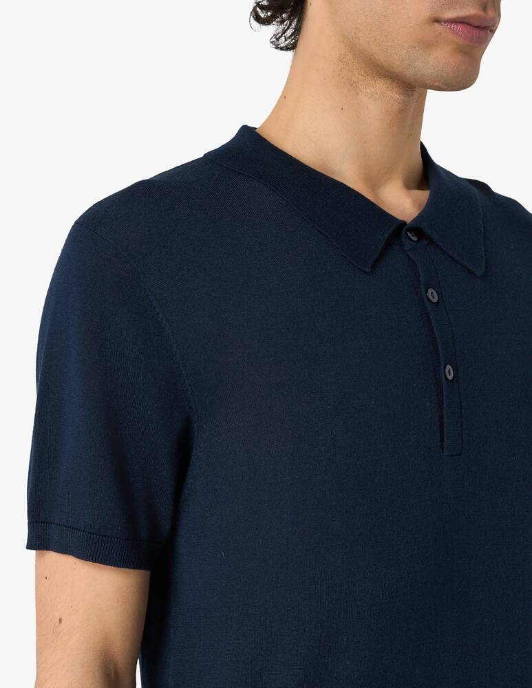 rinascente Rinascente Collection F16 silk, cotton and cashmere polo shirt