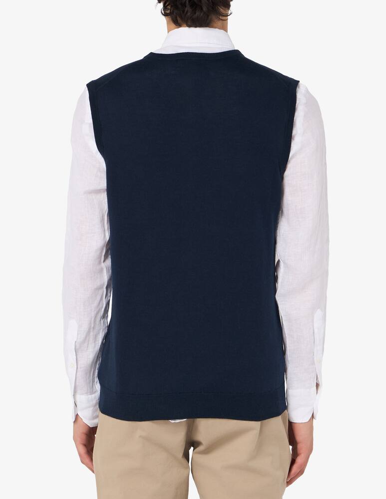 Rinascente Collection V-neck silk blend gilet - picture 3 Rinascente Collection V-neck silk blend gilet - picture 3