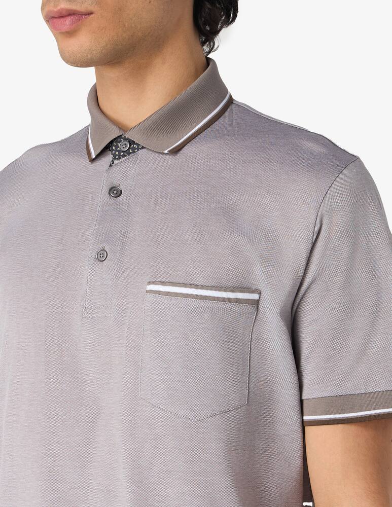 rinascente Rinascente Collection Piquet Scottish thread short sleeve polo shirt