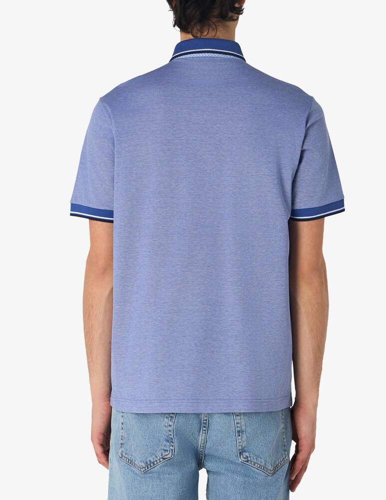 rinascente Rinascente Collection Piquet Scottish thread short sleeve polo shirt