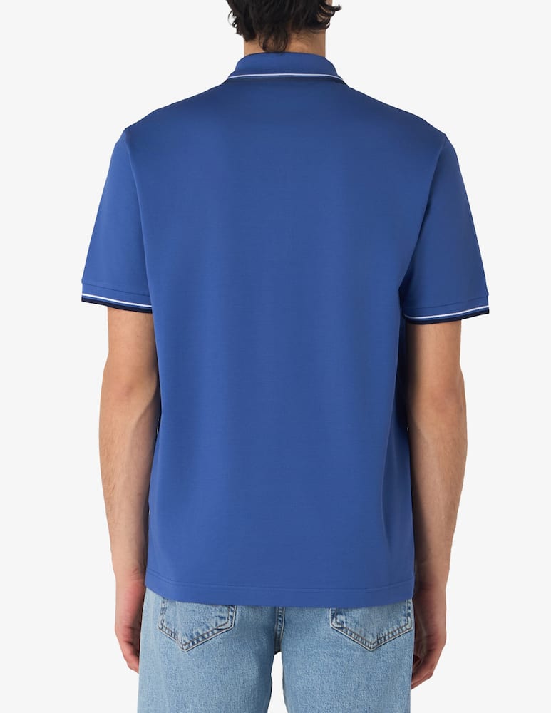 rinascente Rinascente Collection Scottish thread piquet polo shirt