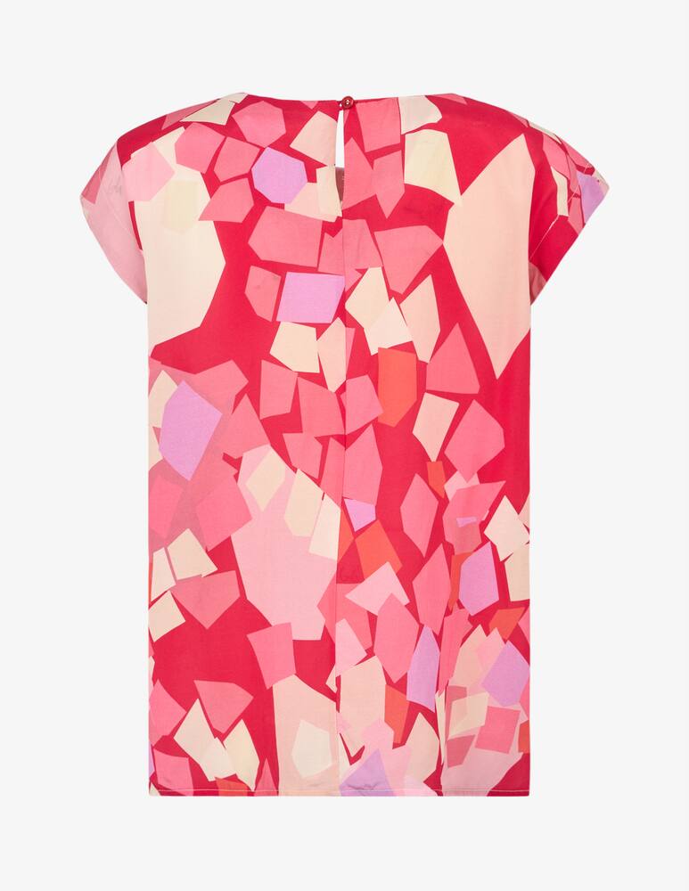 rinascente Elizabeth Ascot Blusa con stampa geometrica