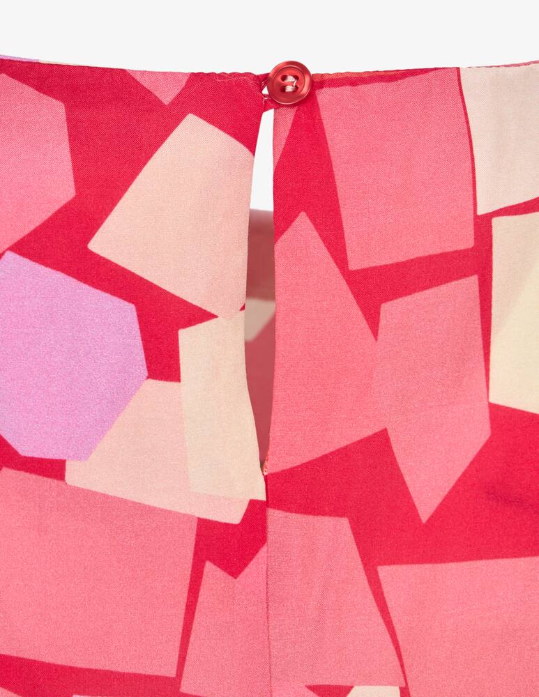 rinascente Elizabeth Ascot Blusa con stampa geometrica