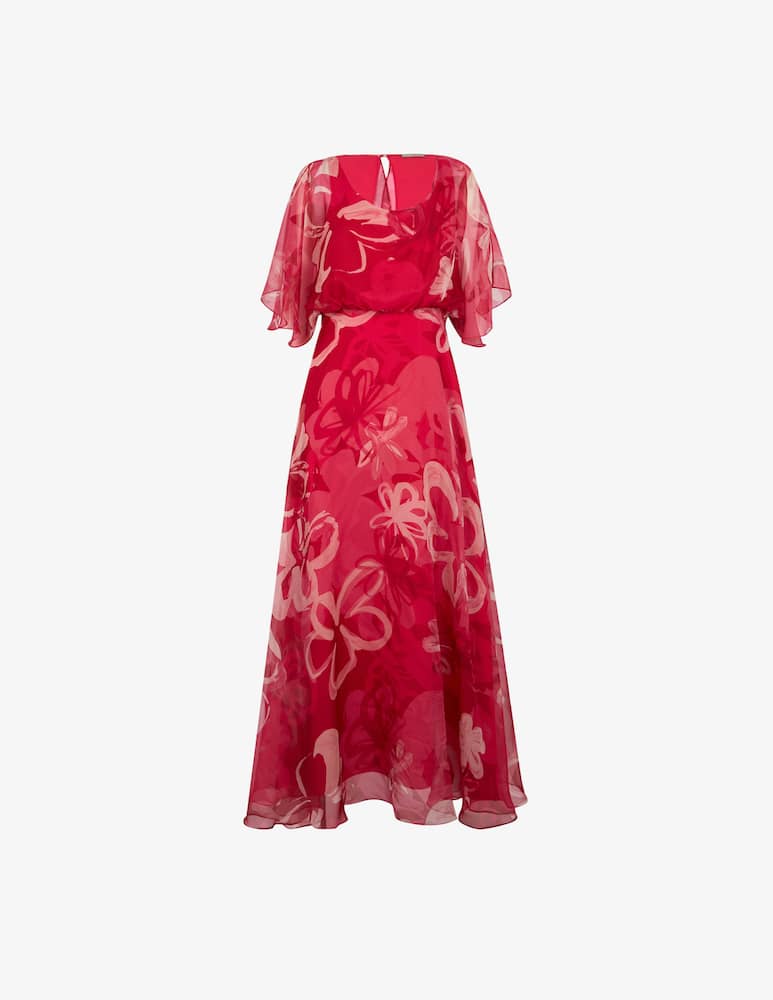 Elizabeth Ascot Abito lungo in chiffon florale - immagine 1 Elizabeth Ascot Abito lungo in chiffon florale - immagine 1