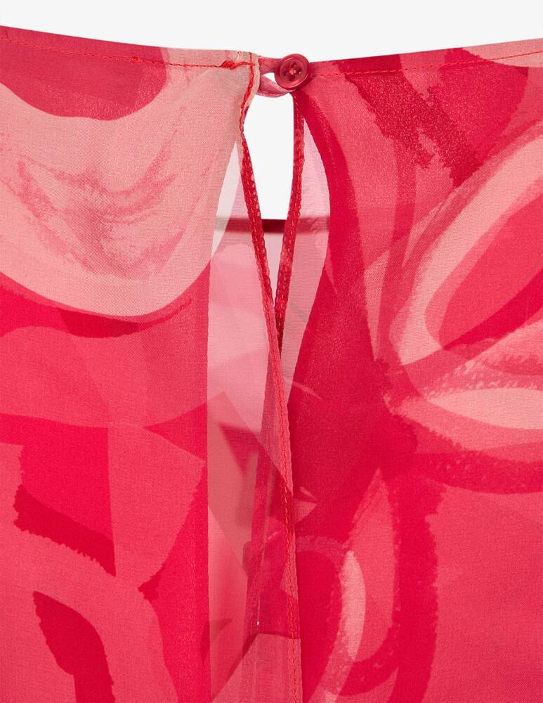 rinascente Elizabeth Ascot Abito lungo in chiffon florale